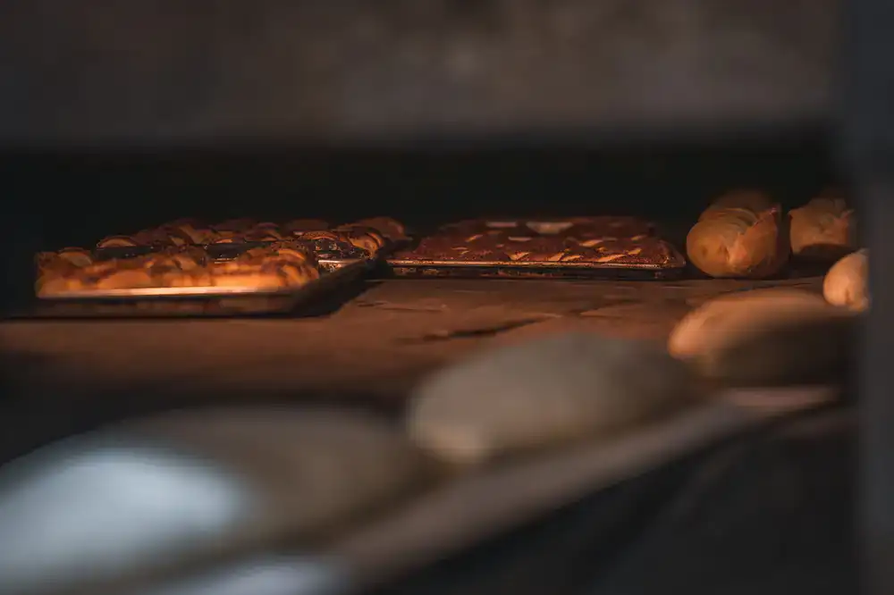 Freshly baked artisan pastries